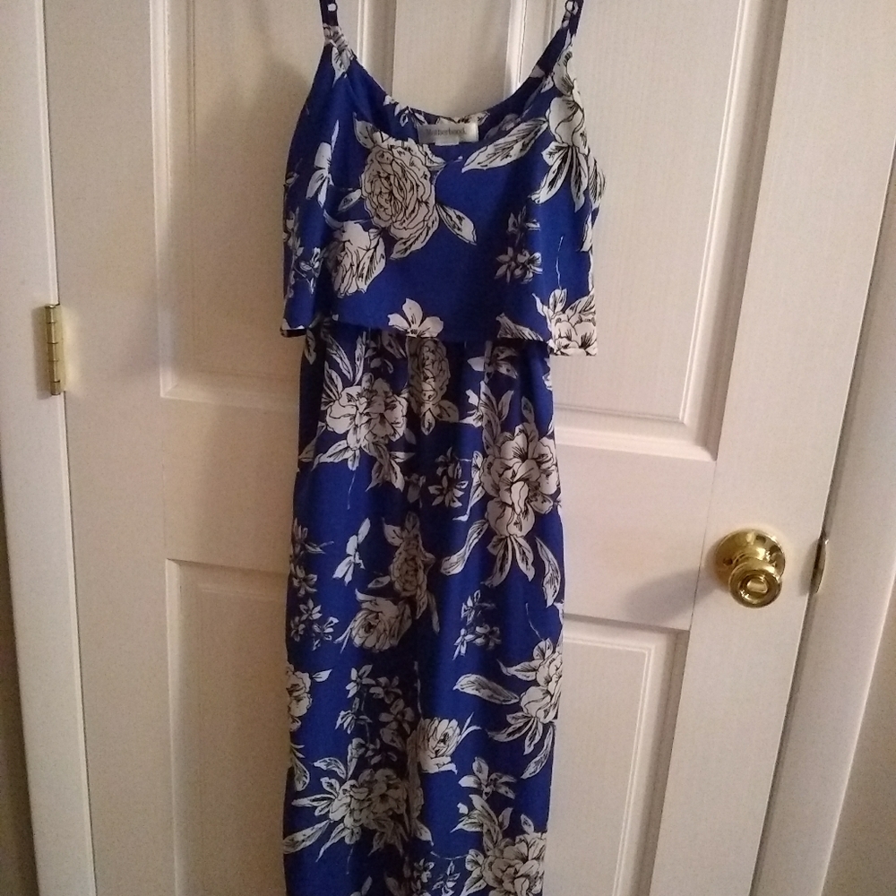 COPY - Motherhood Maternity Floral Popover Maxi Dress